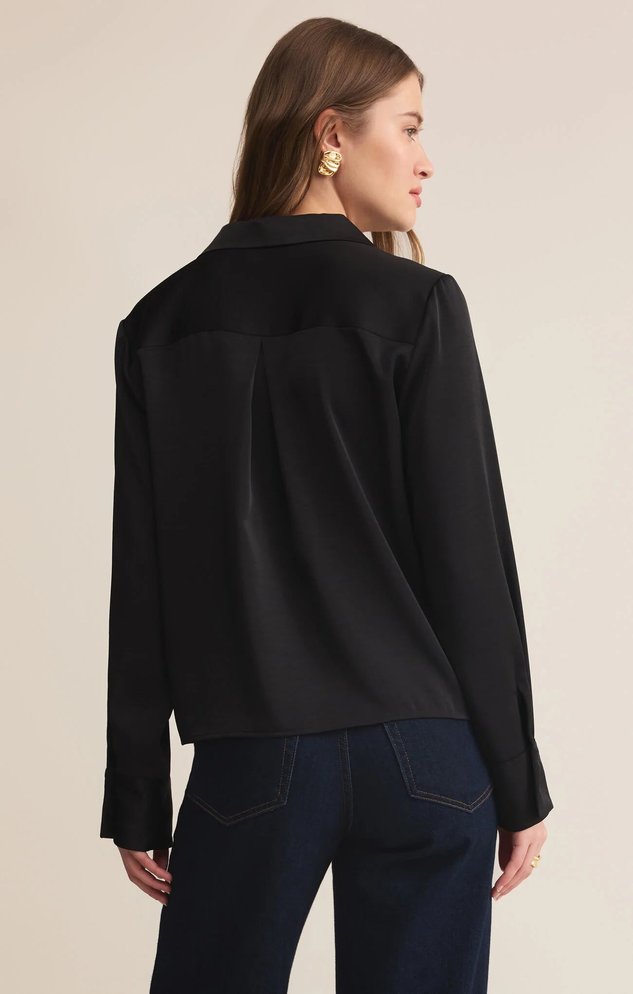 Z Supply Ana Satin Top