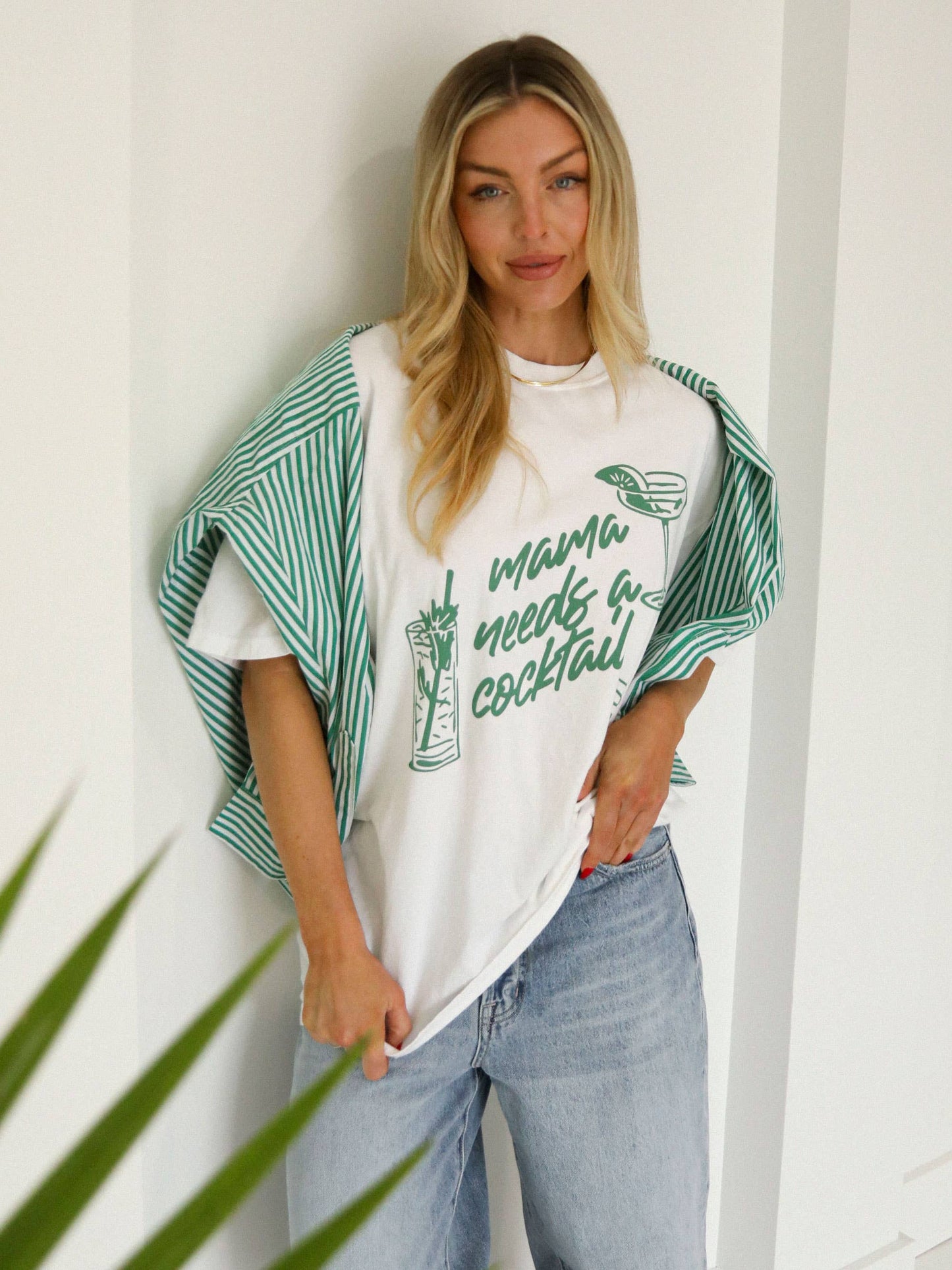 Friday + Saturday Mama Needs A Cocktail Tee
