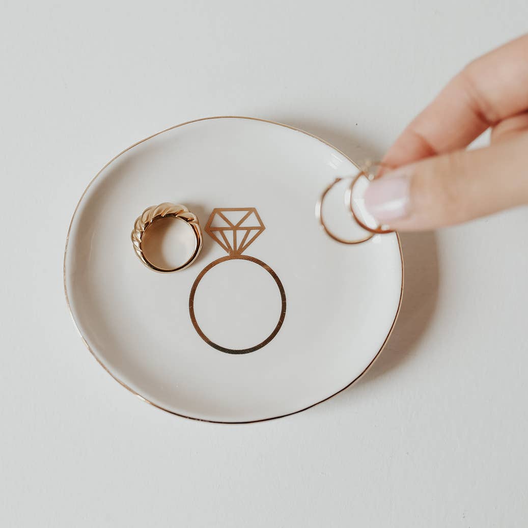 Sweet Water Decor Engagement Ring Jewelry Dish