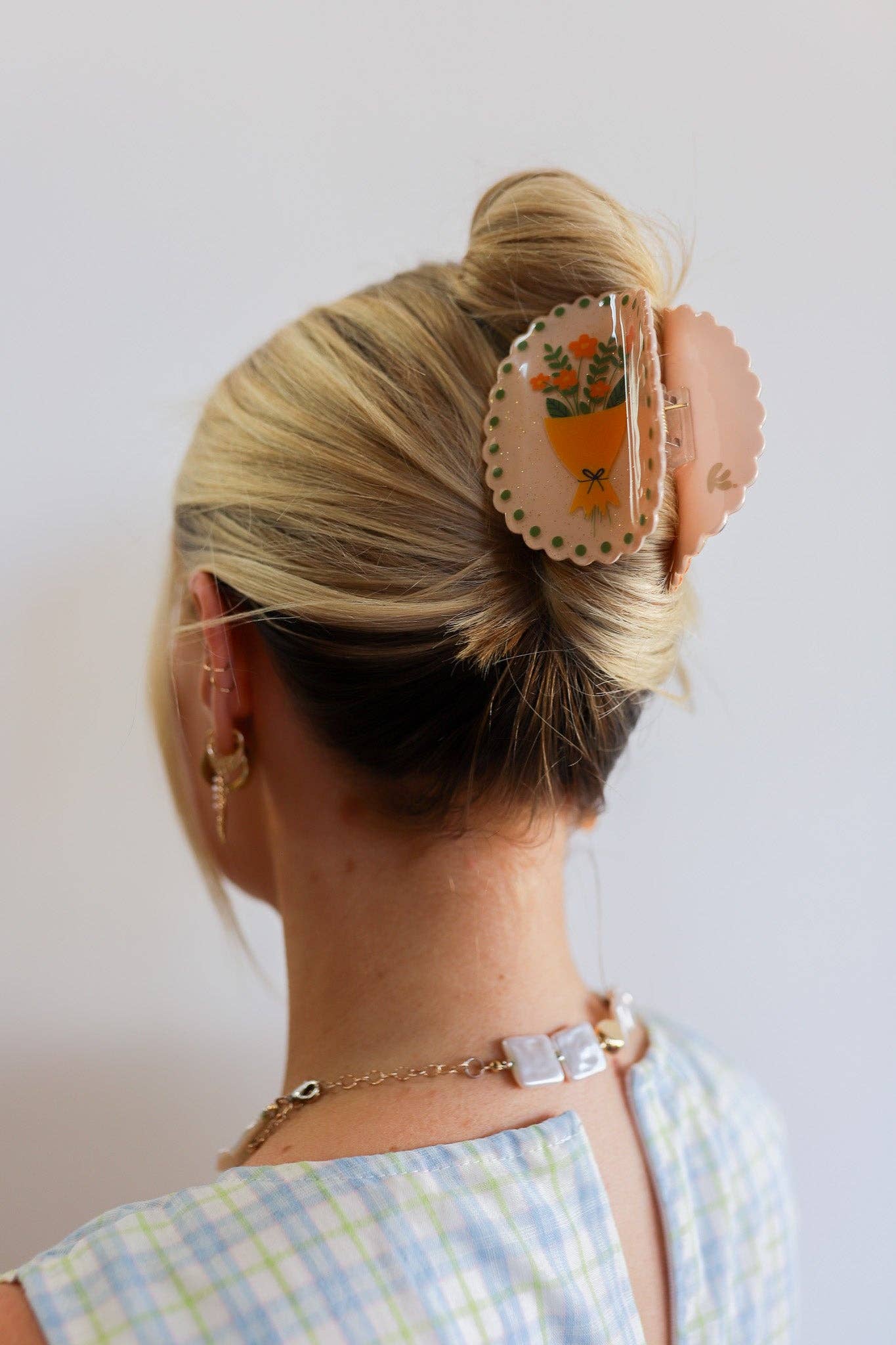 Bouquet Framed Eclectic Claw Clip