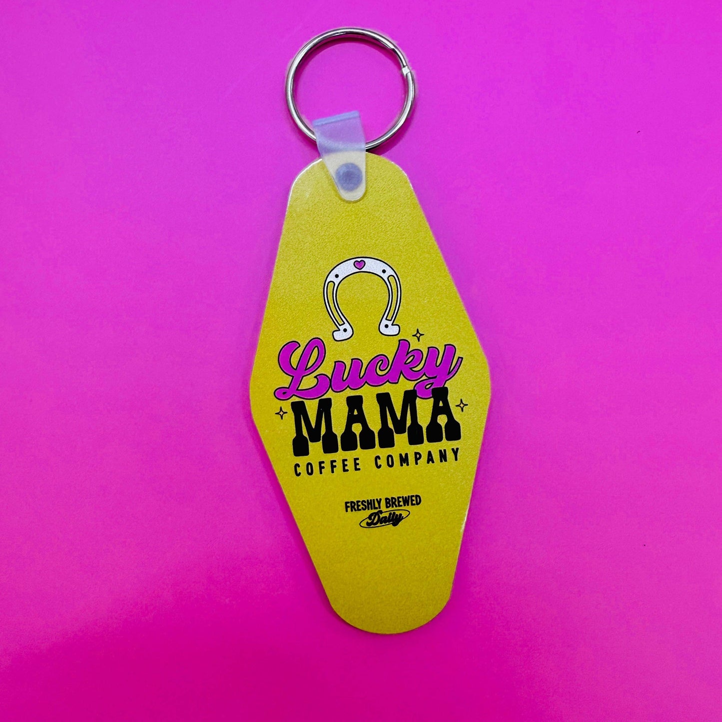 Lucky Mama Coffee Company Keychain