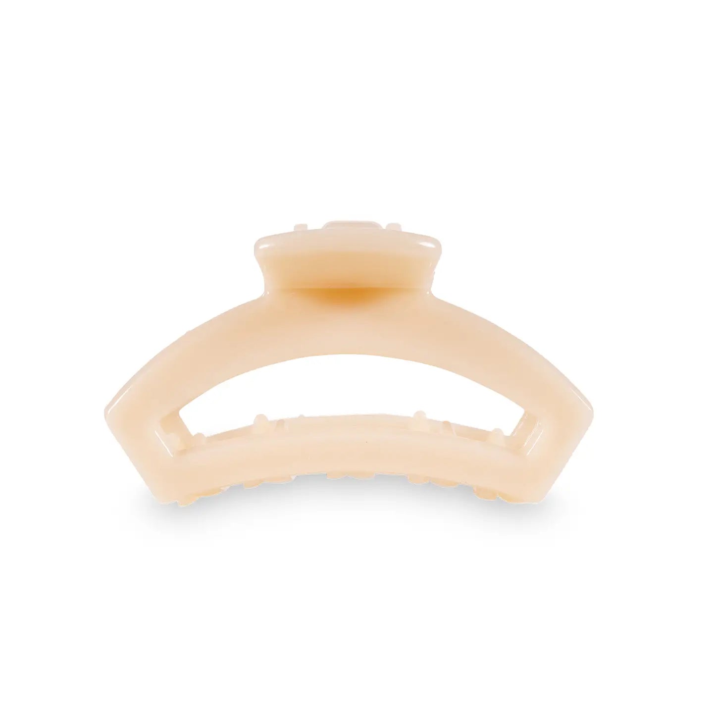 Teleties Open Hair Clip | Tiny | Almond