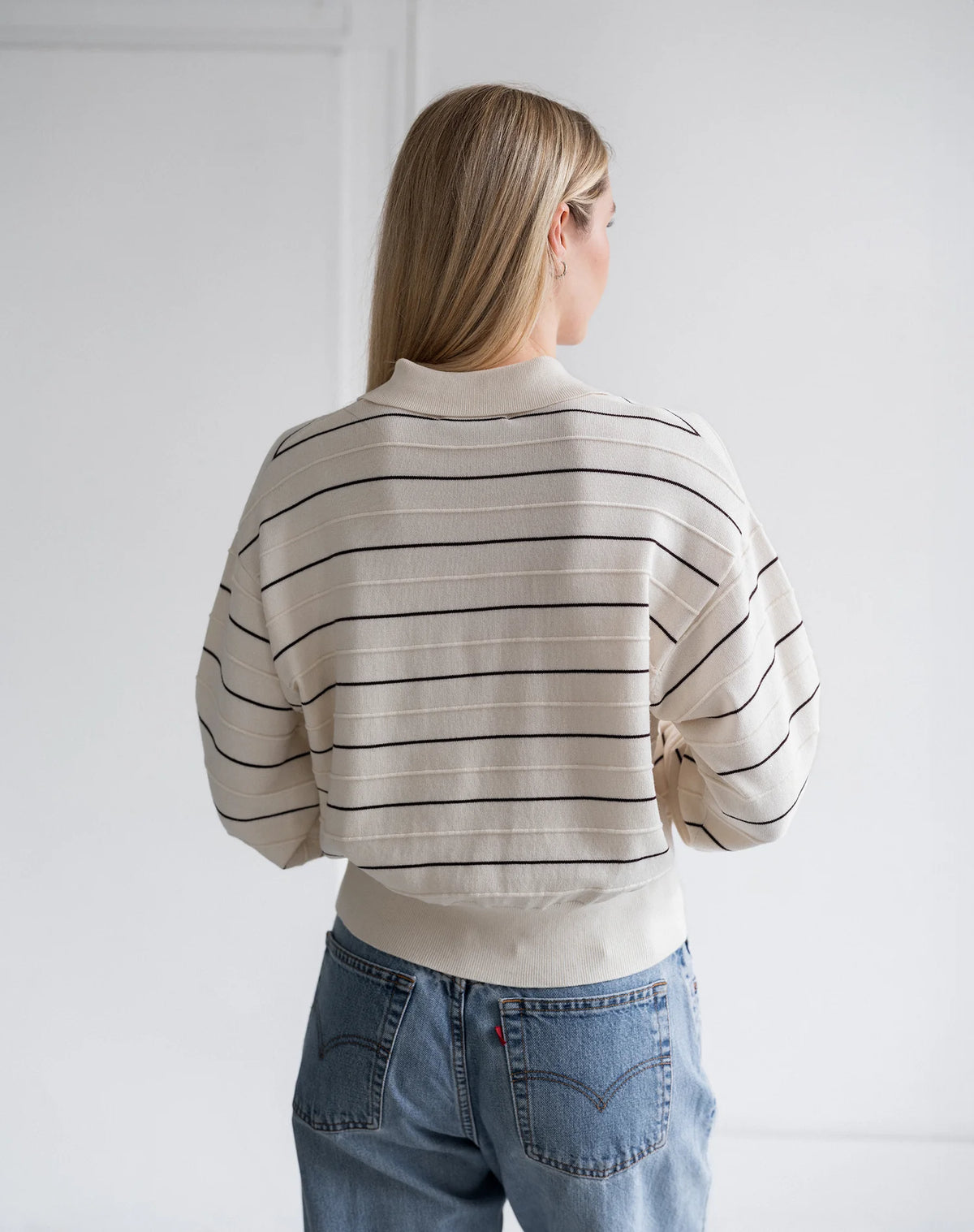Brunette The Label Knit Polo Shirt