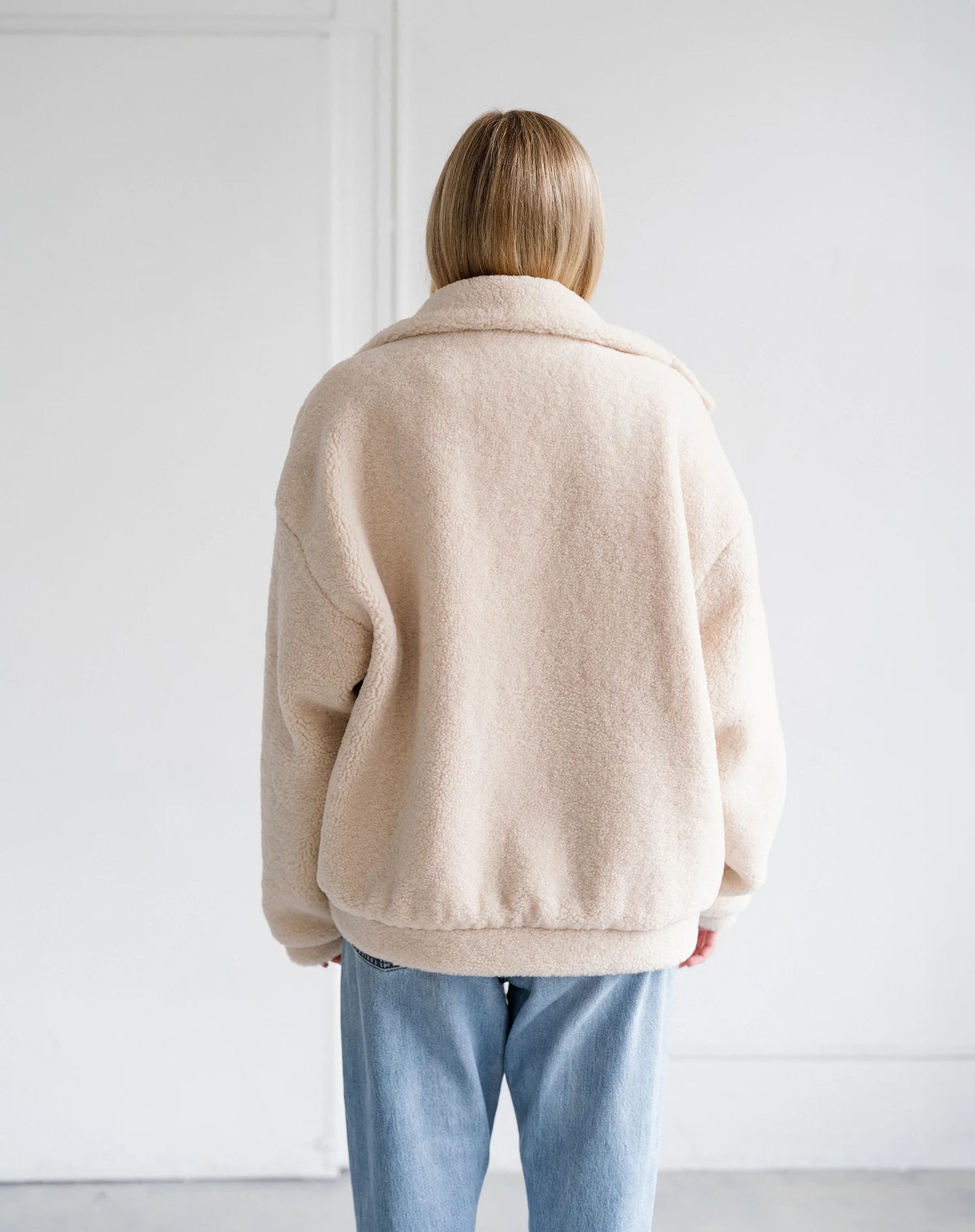 Brunette The Label Snap Sherpa Jacket