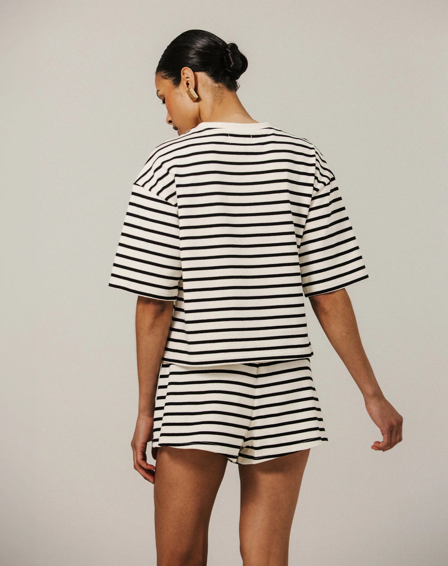 Brunette The Label Striped Tee