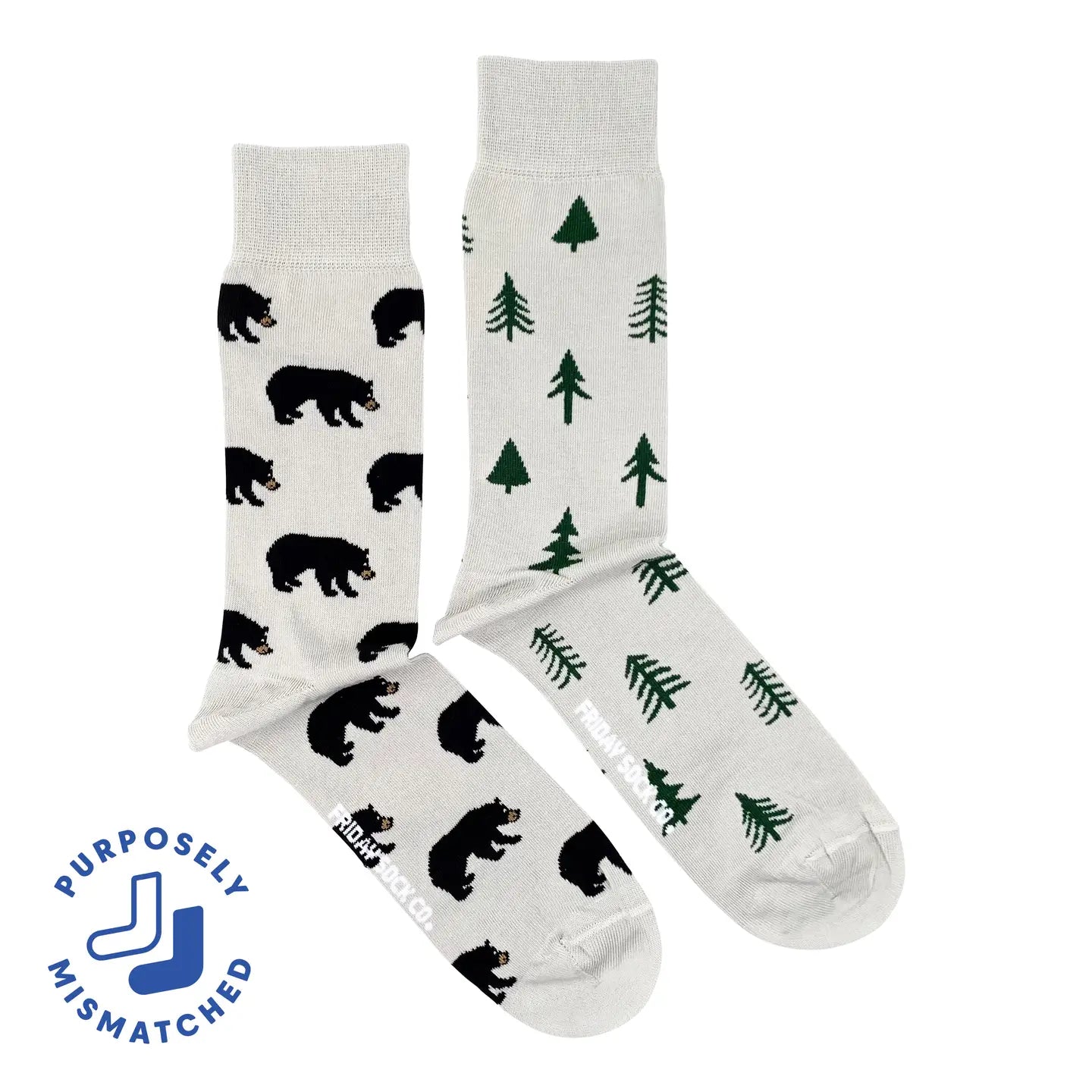 Friday Sock Co. Bear and Tree Socks