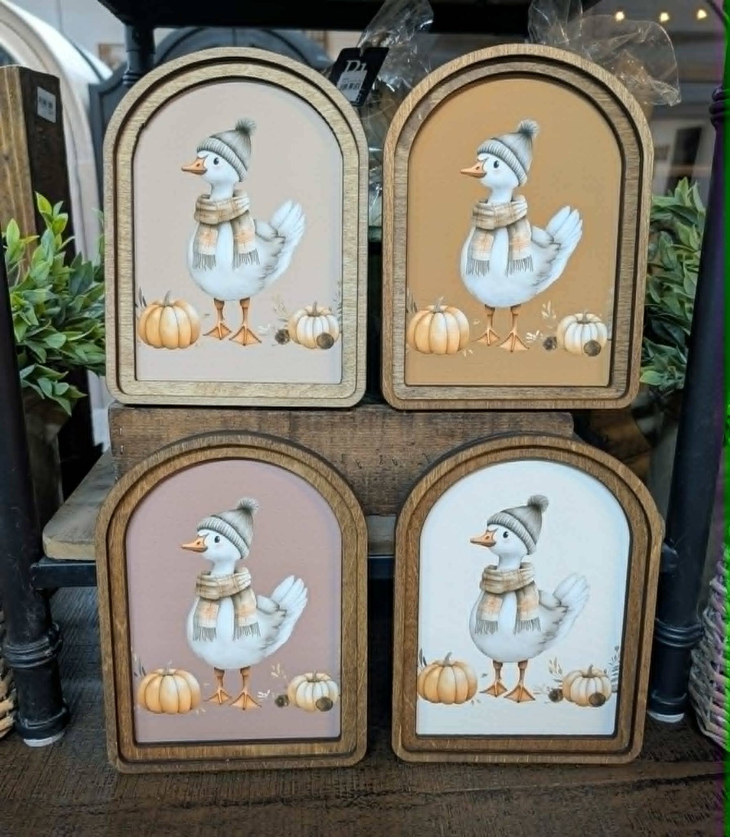 Autumn Goose Framed Art