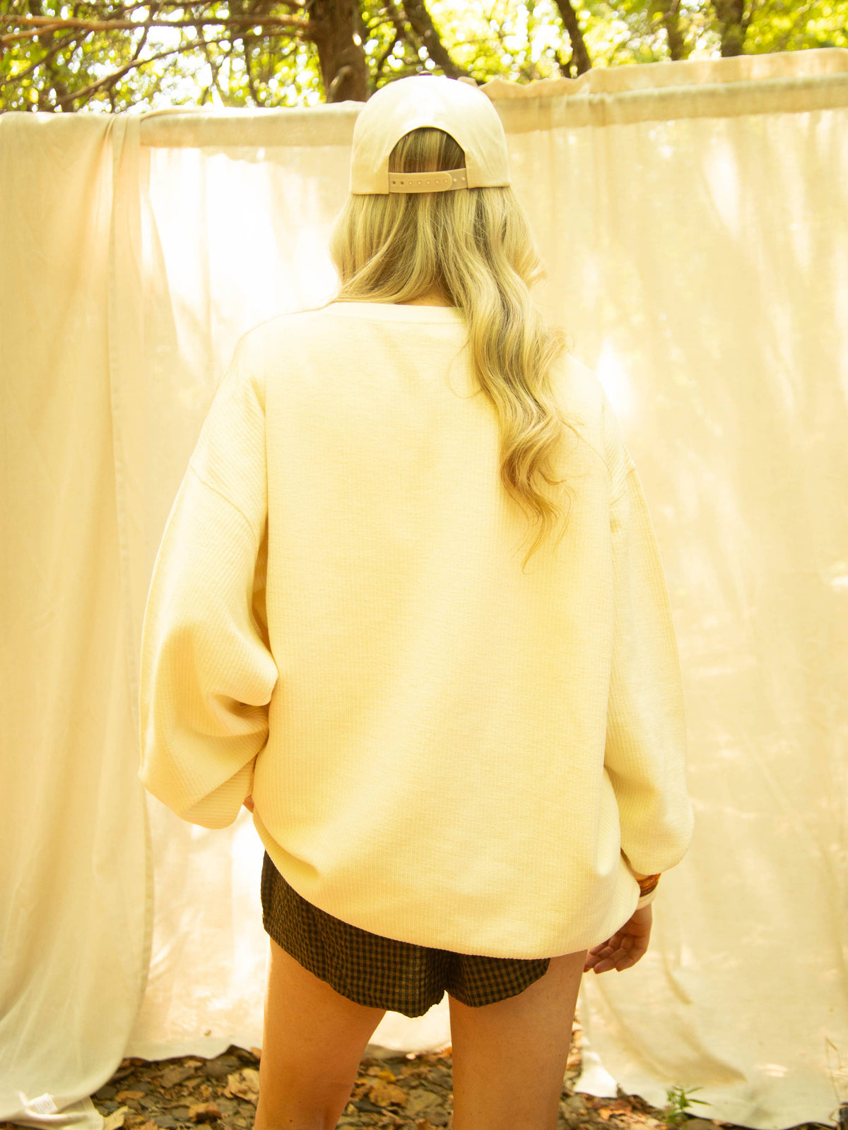 Charlie Southern Boo Corded Crewneck