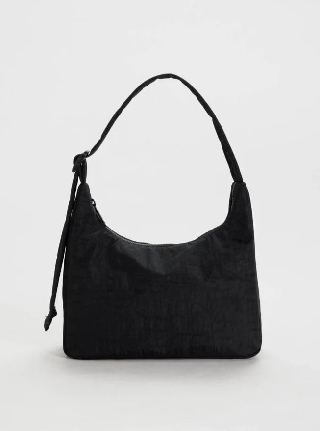 Baggu Mini Nylon Shoulder Bag Black