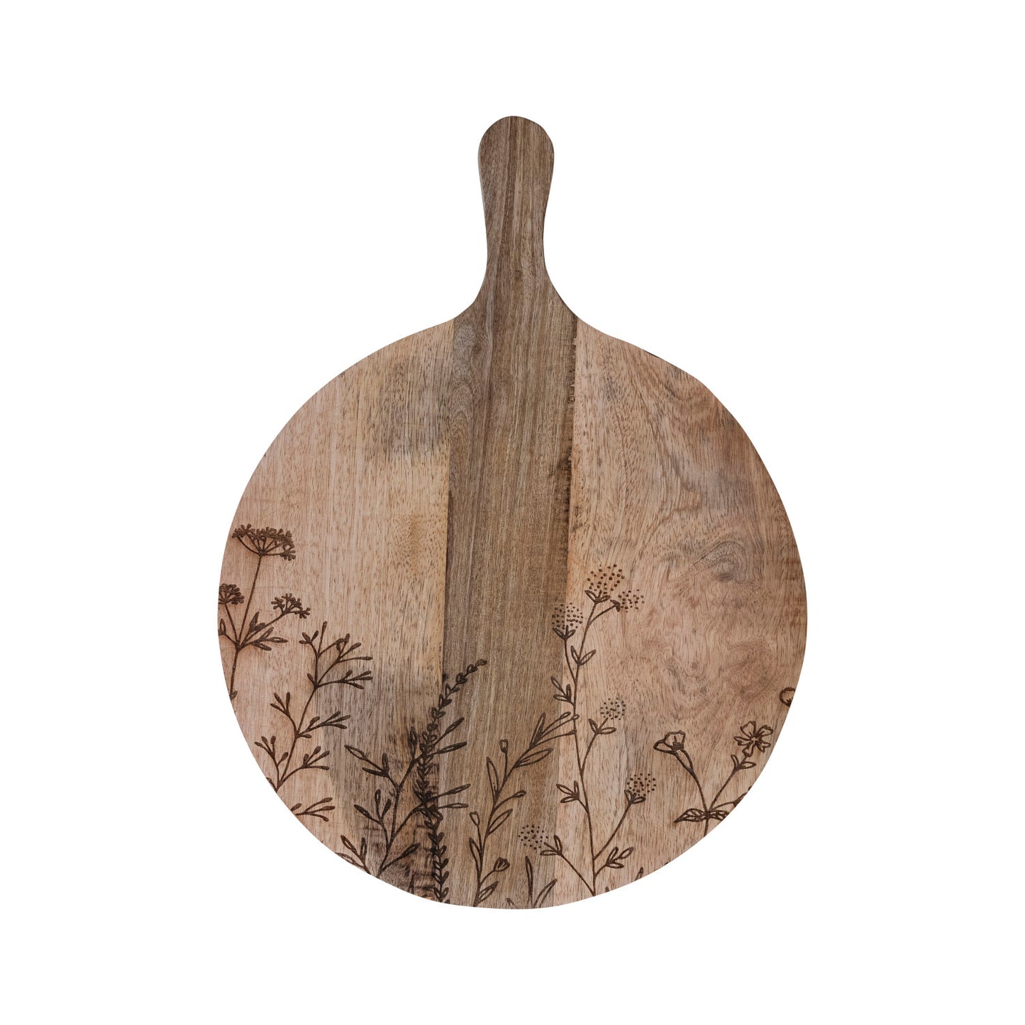 Laser Etched Mango Wood Cheese Board