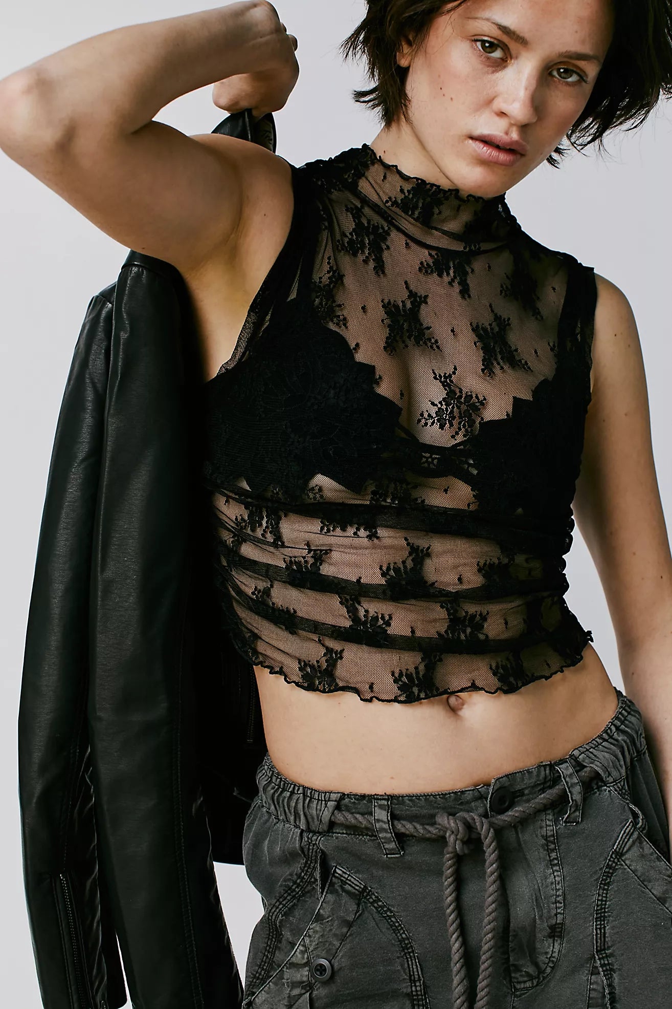 Free People Solid Nice Try Muscle Tank