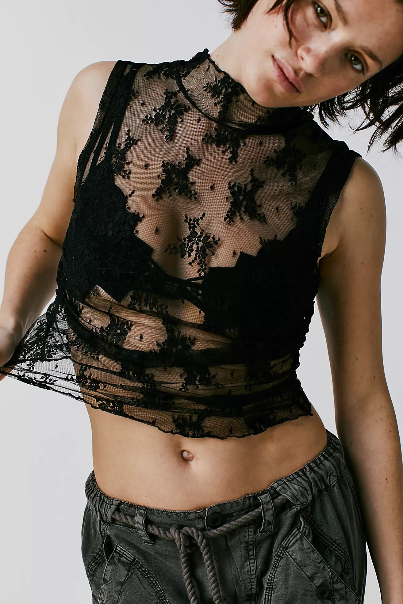 Free People Solid Nice Try Muscle Tank