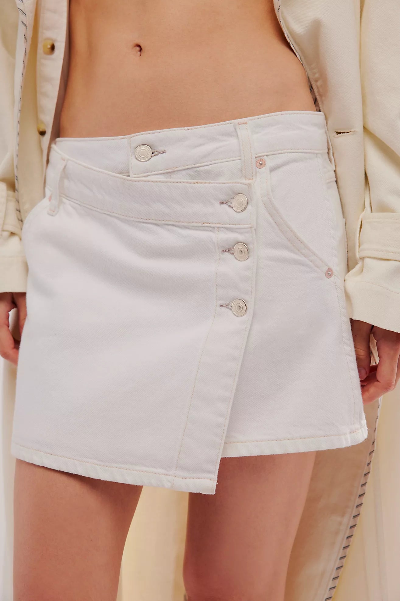 Free People Wynn Denim Skirt