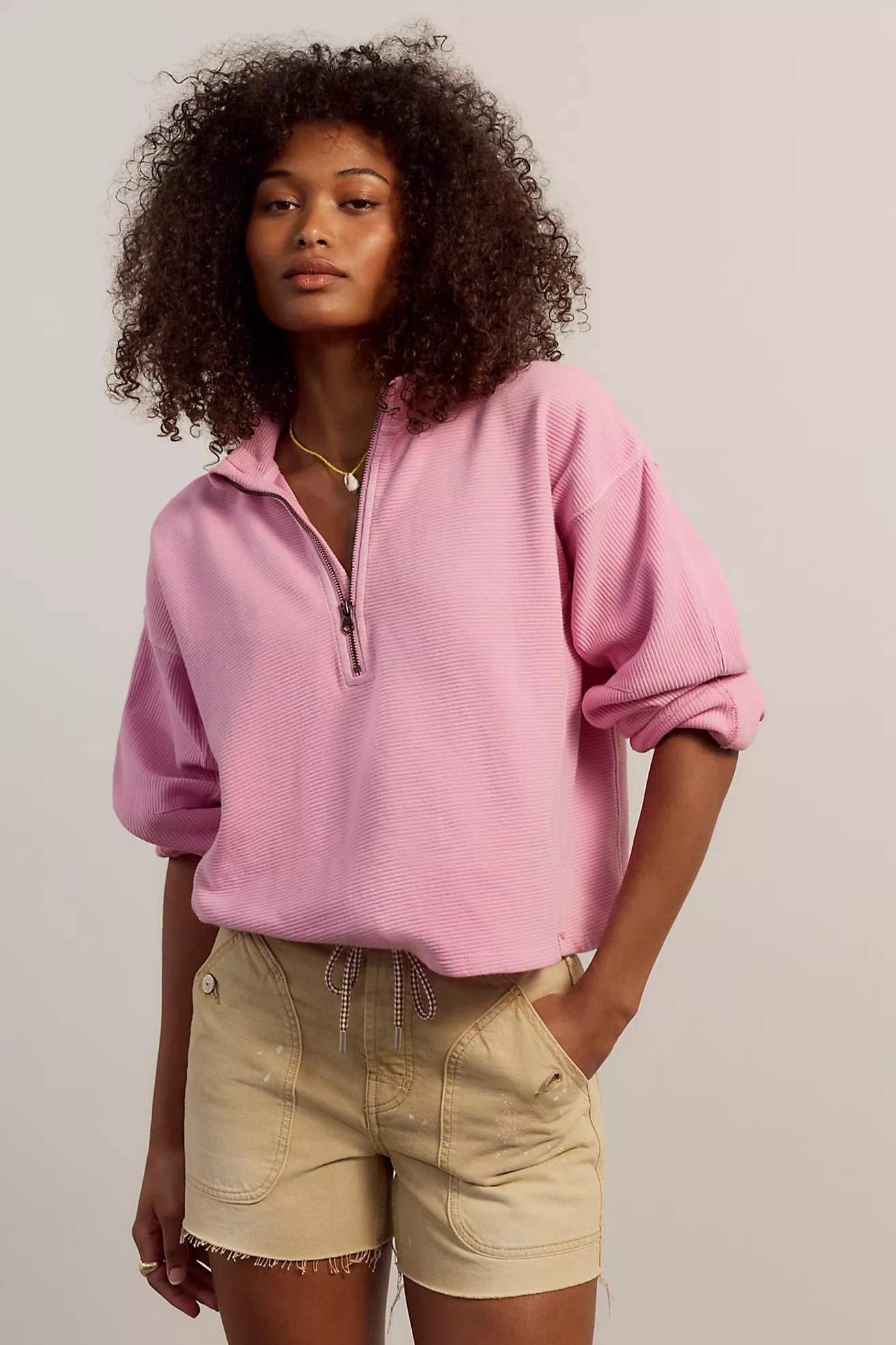 Free People Celeste Quarter Zip