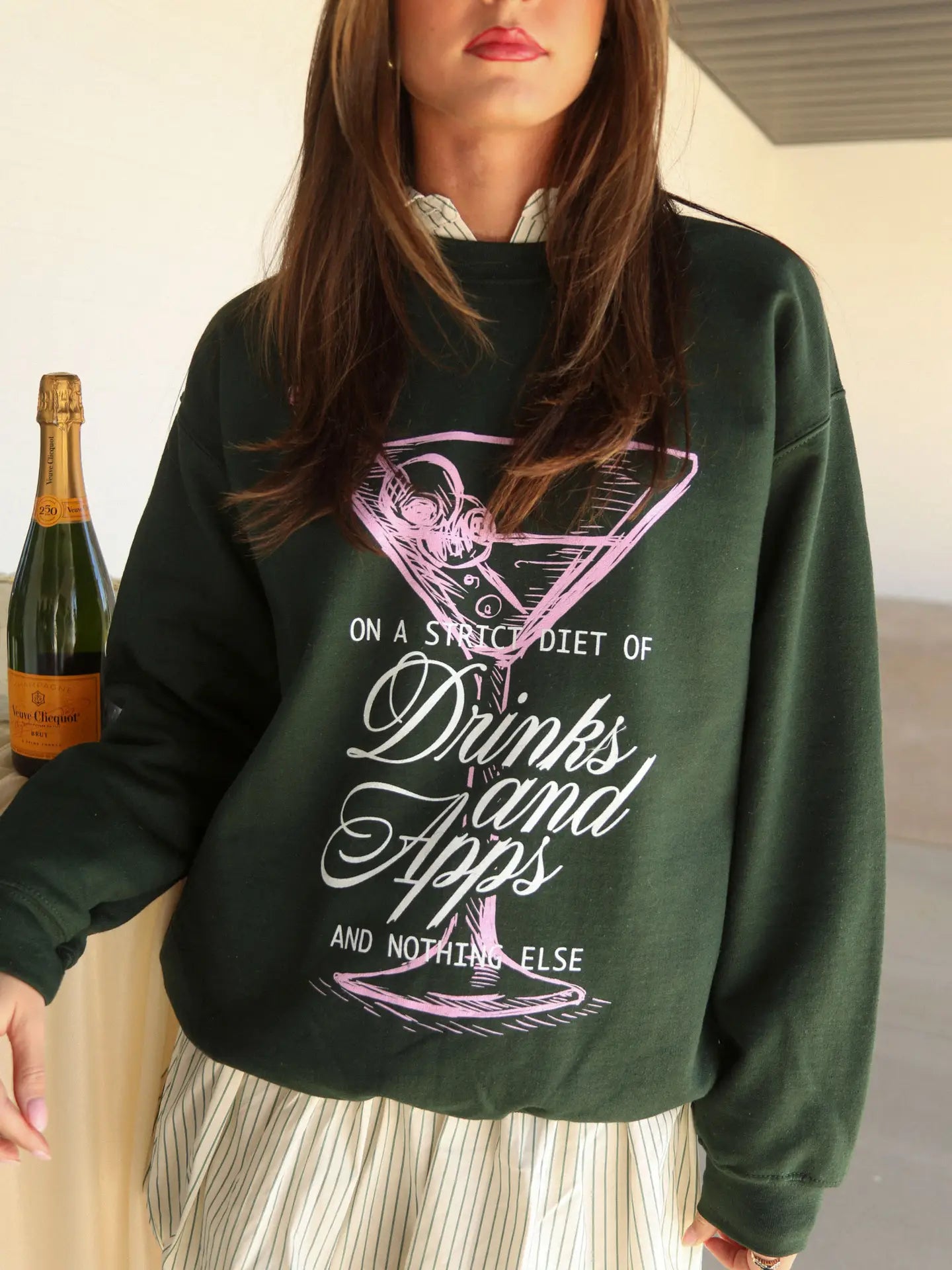 Friday + Saturday Drinks and Apps Sweatshirt