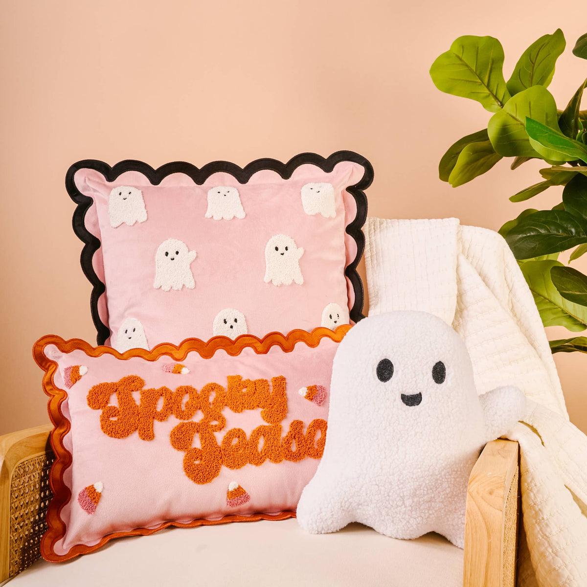 Ghost Throw Pillow
