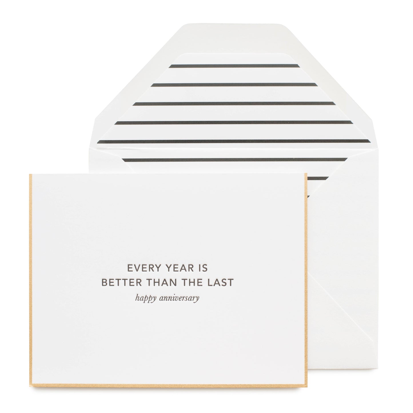 Better Than the Last Card | Letterpress Birthday Card