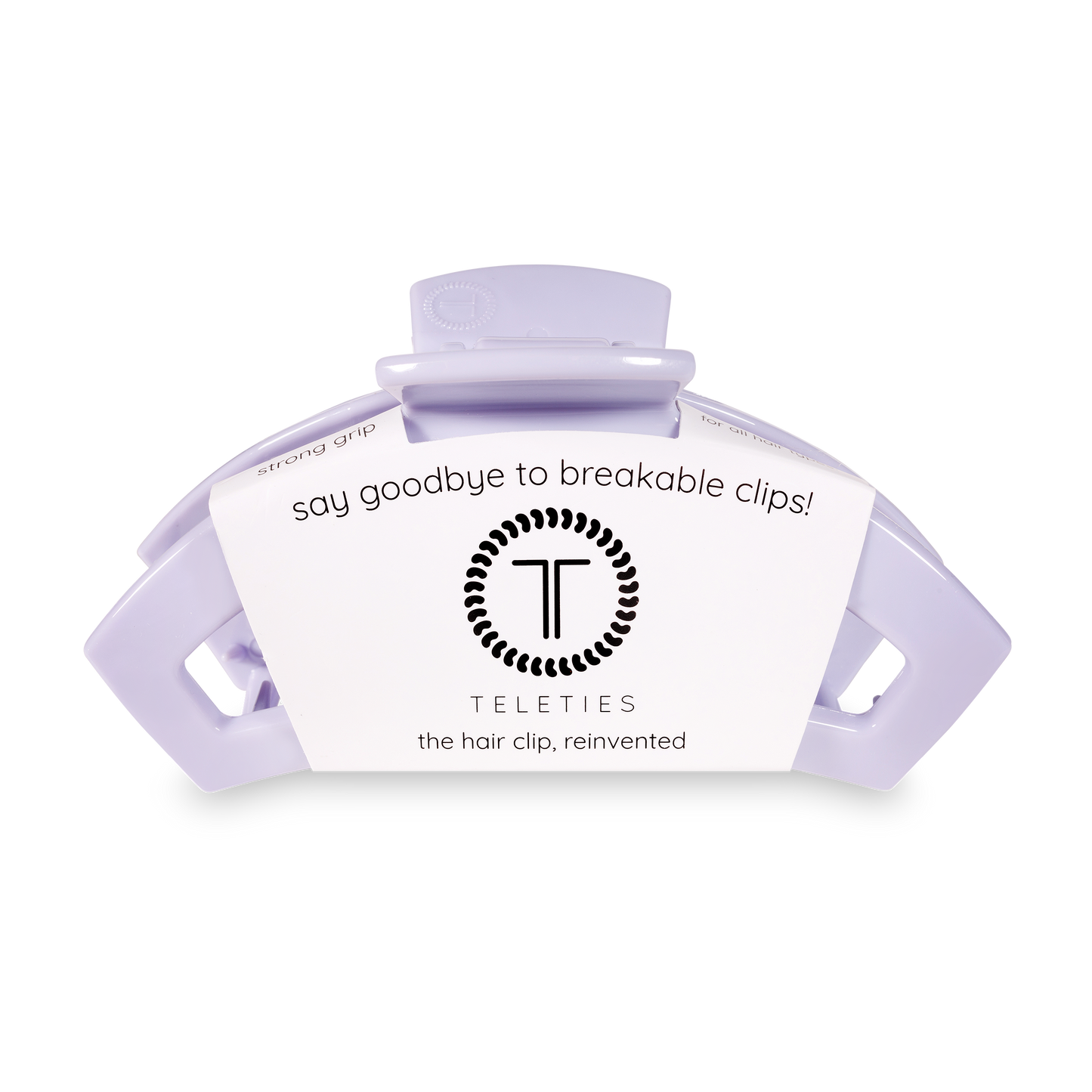 Teleties Open Hair Clip | Large | Lilac