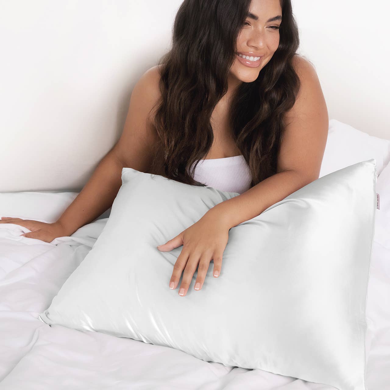 Kitsch Satin King Pillowcase Ivory