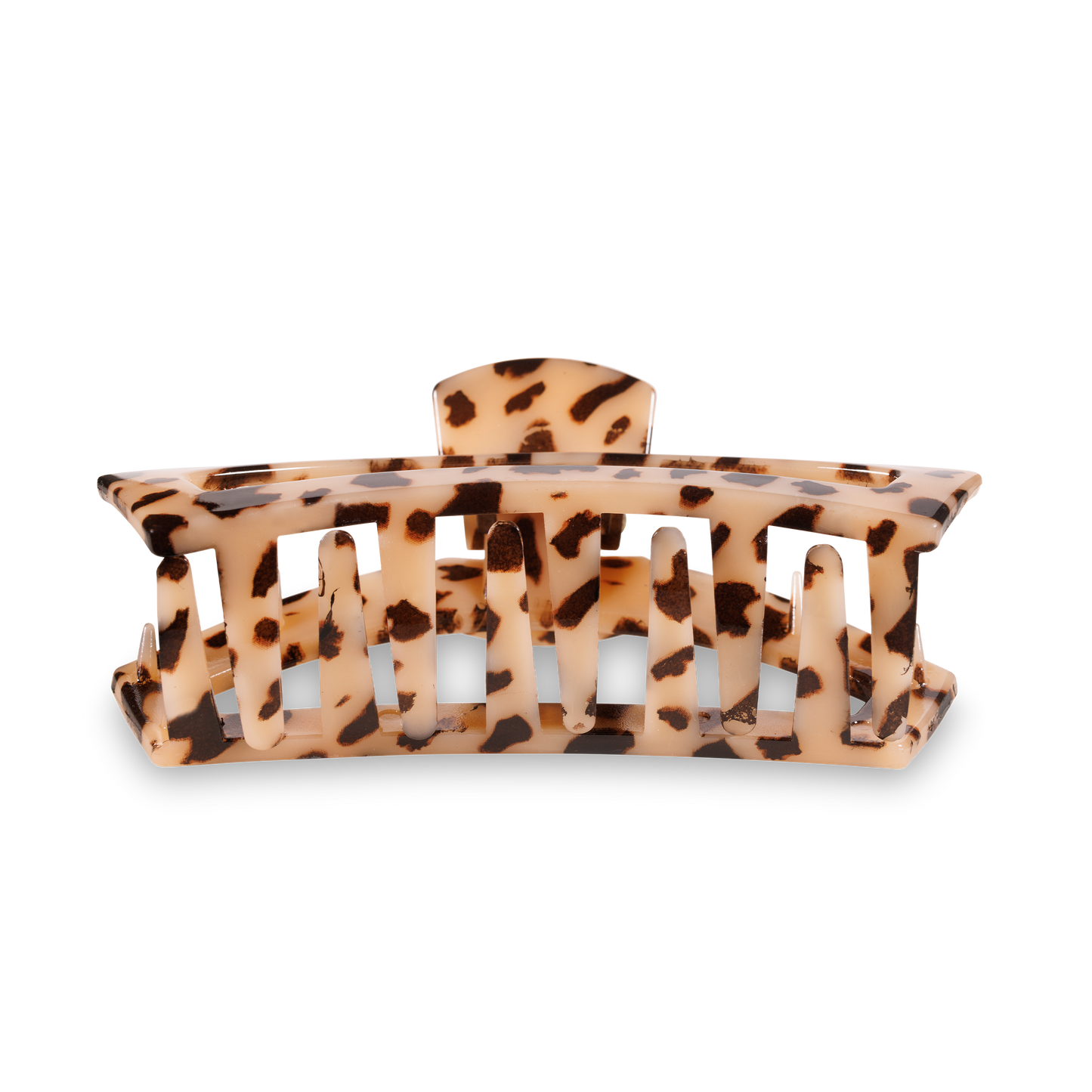 Teleties Open Hair Clip Large Blonde Tortoise