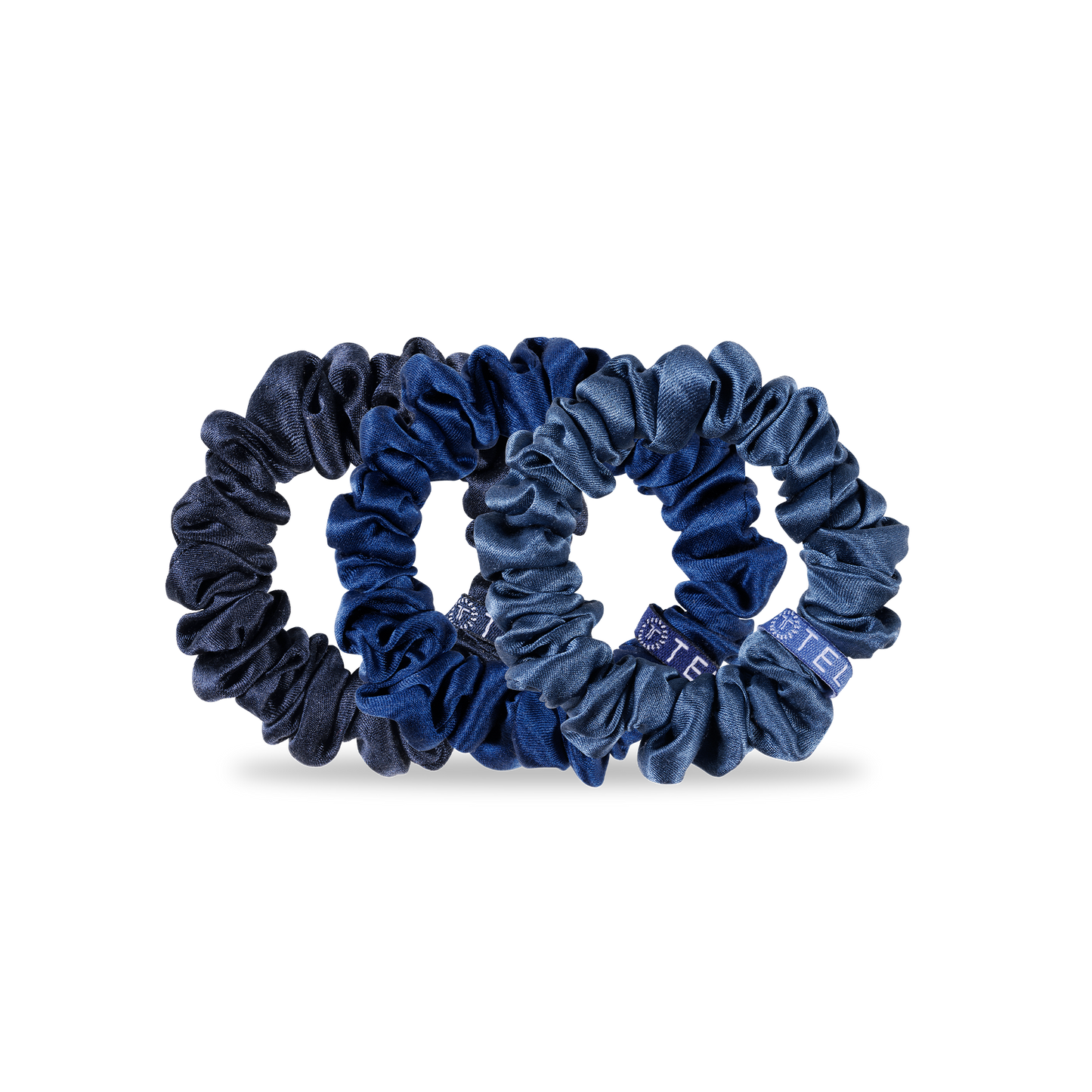 Teleties Silk Hair Scrunchie | Small | Midnight Rain