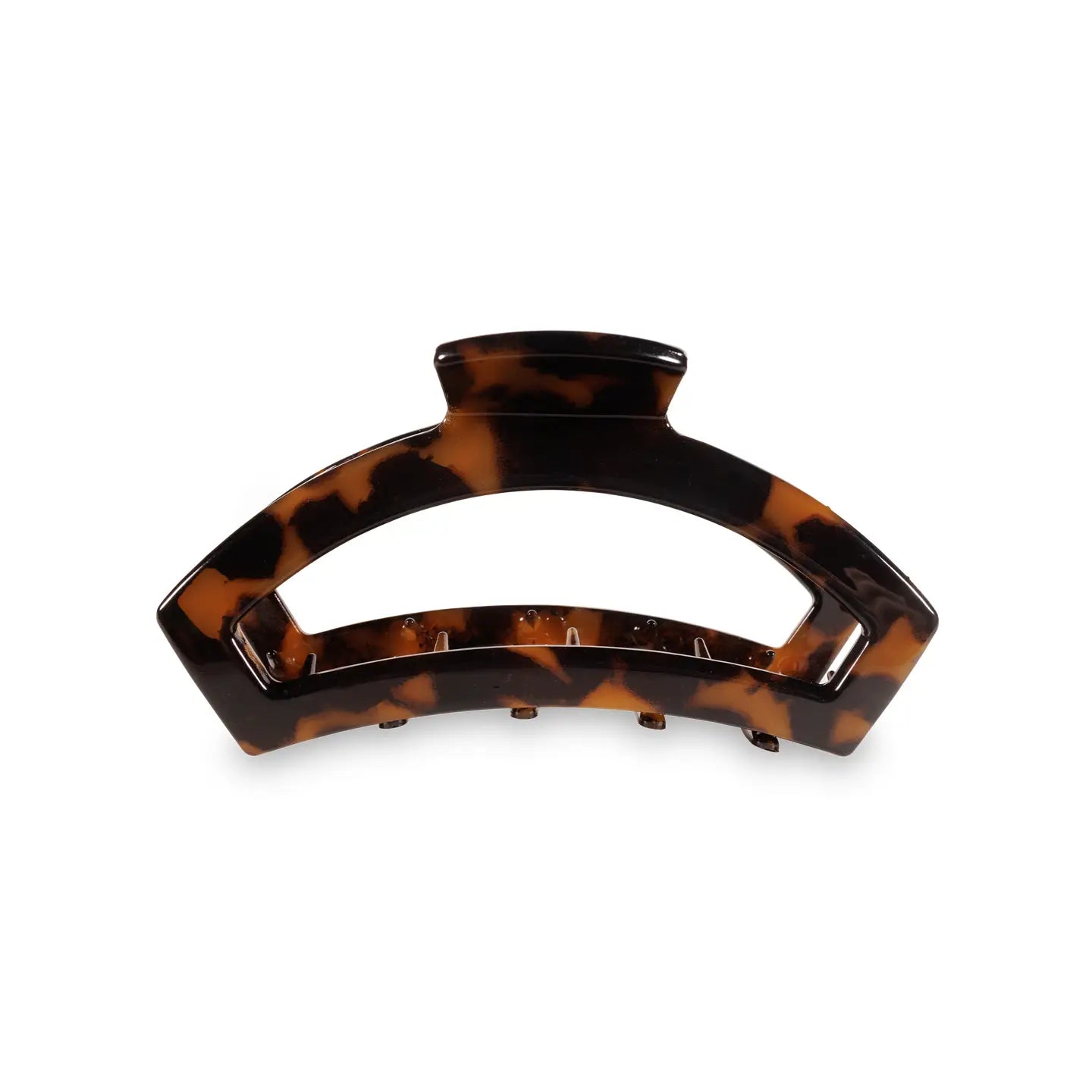 Teleties Open Hair Clip | Medium | Tortoise