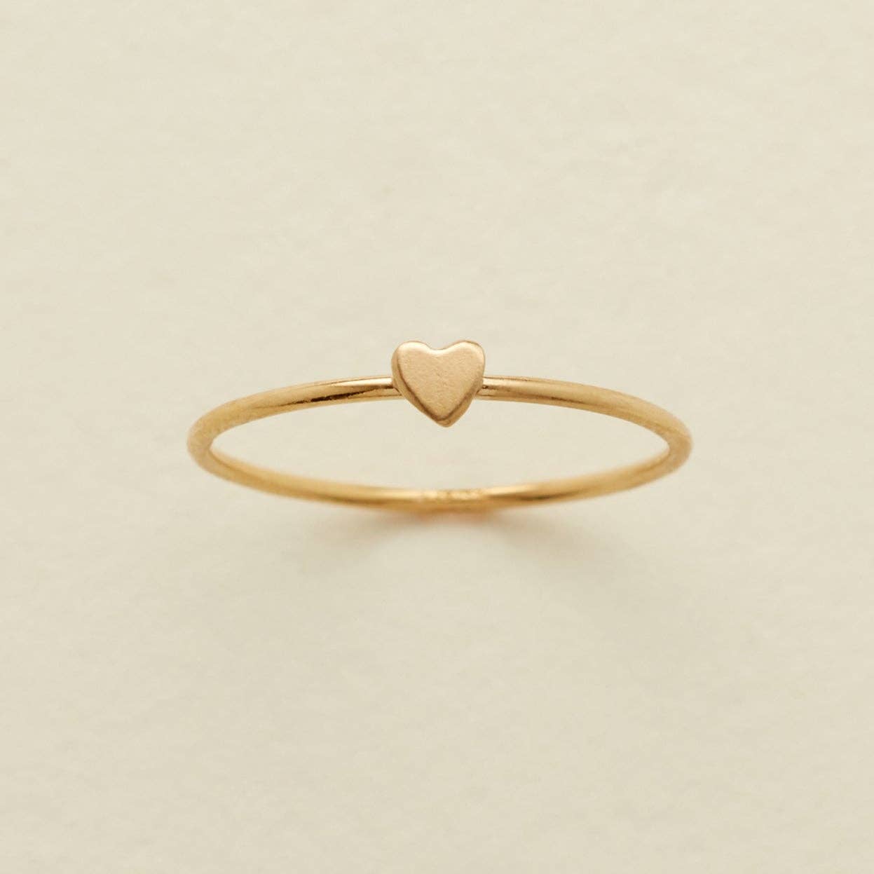 Made By Mary Heart Stacking Ring