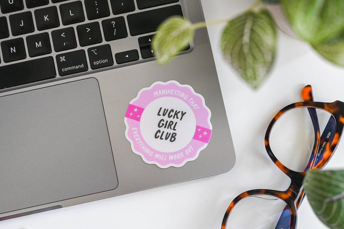 Lucky Girl Club Vinyl Sticker