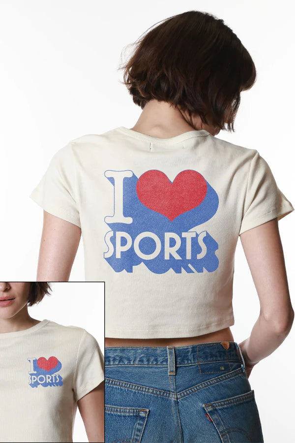 Girl Dangerous I Love Sports Baby Tee