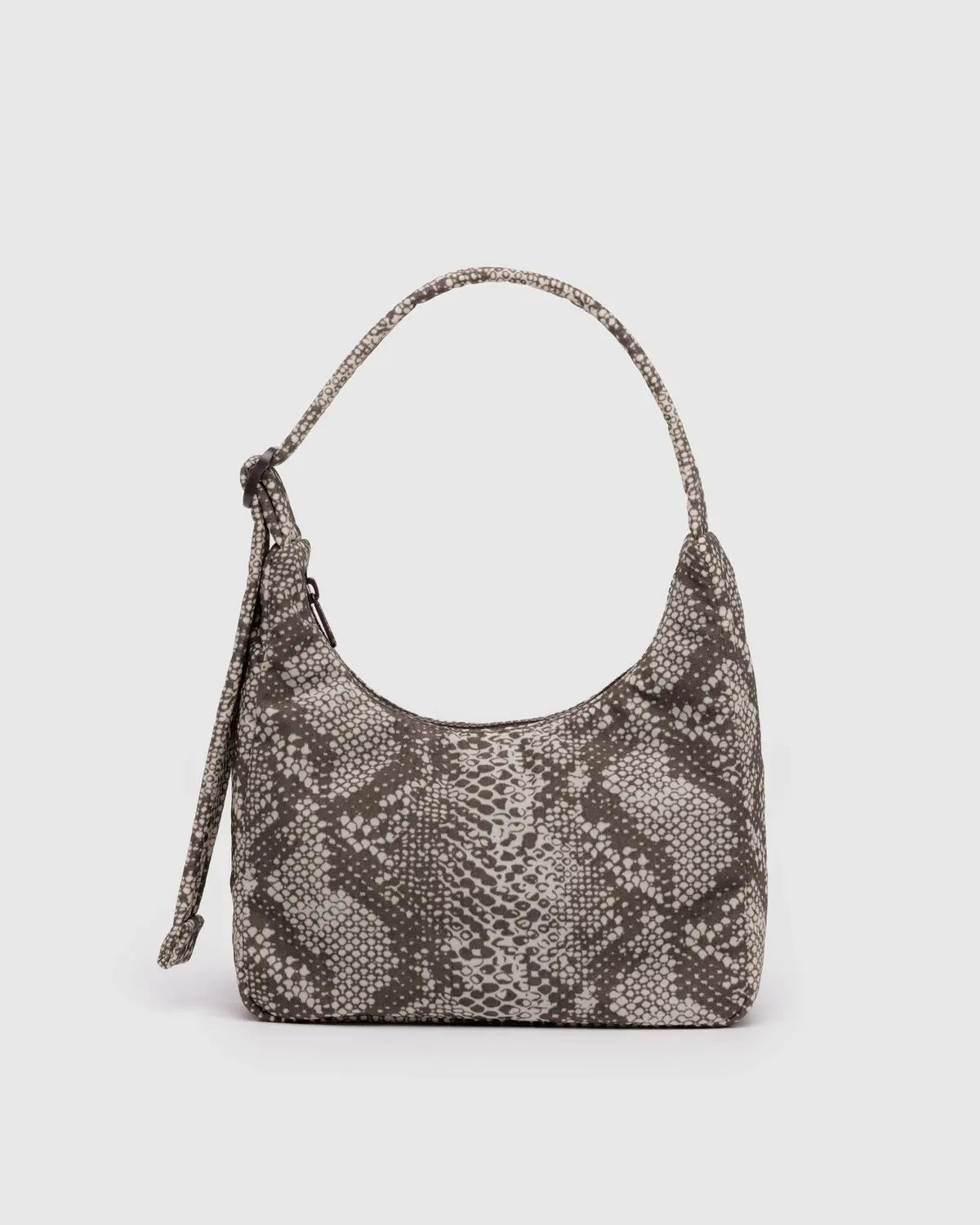 Baggu Mini Nylon Shoulder Bag Snakeskin