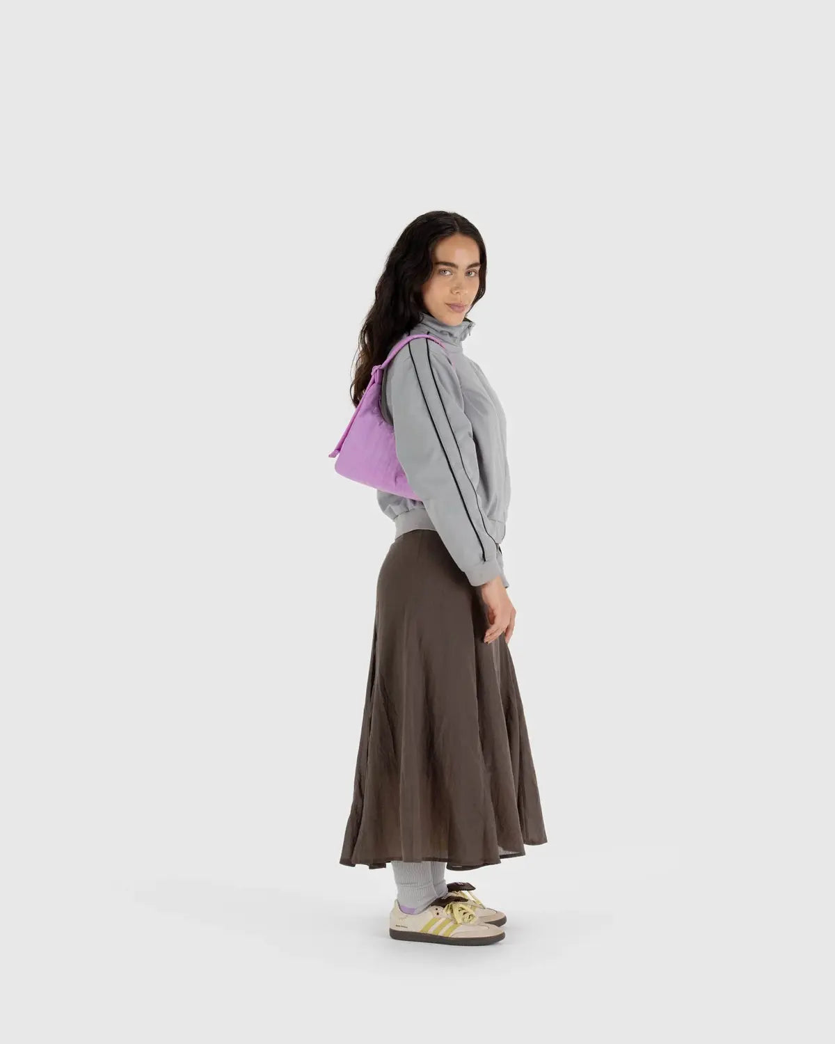 Baggu Mini Nylon Shoulder Bag Peony