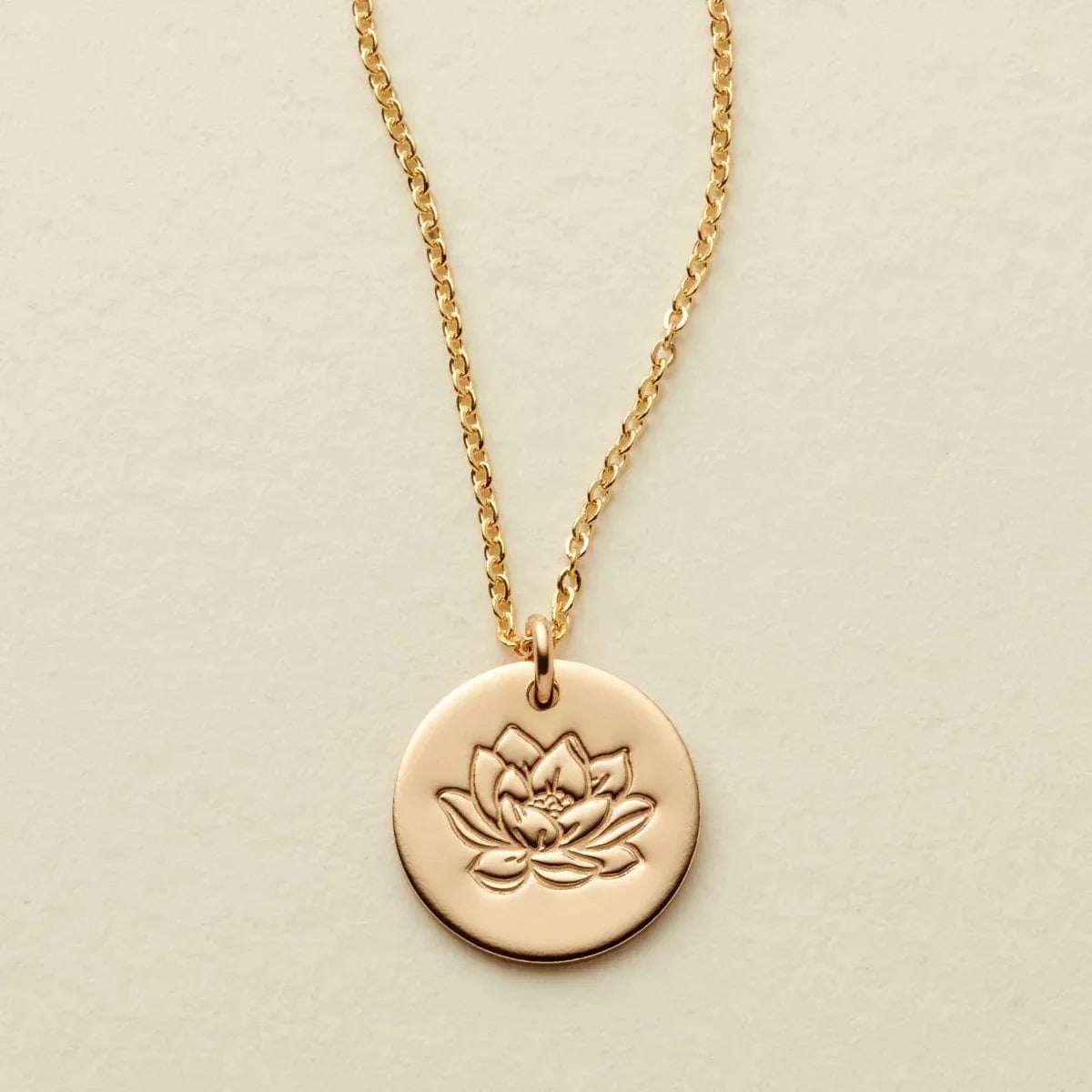 Made By Mary July Birth Flower Necklace