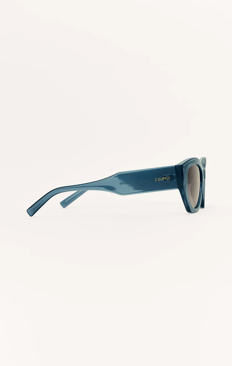 Z Supply Love Sick Polarized Sunglasses Dark Indigo