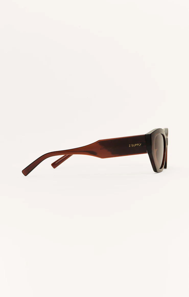 Z Supply Love Sick Polarized Sunglasses Chesnut
