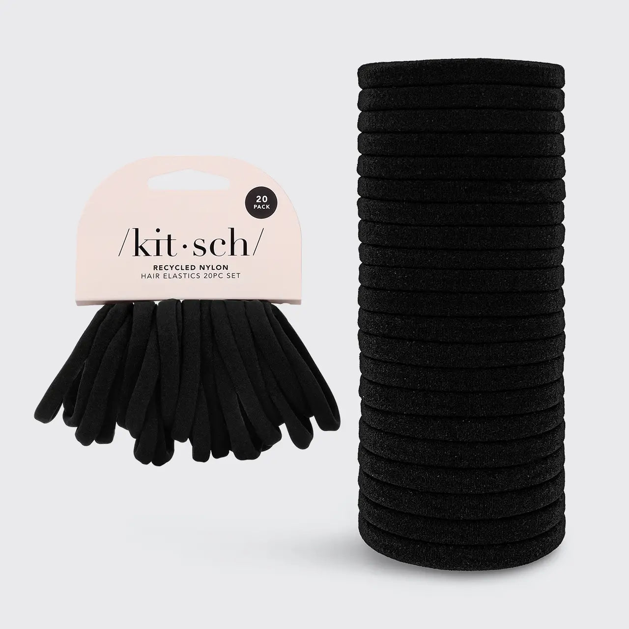 Kitsch Eco-Friendly Nylon Elastics Black