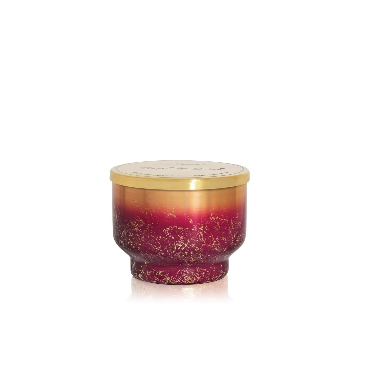 Capri Blue Tinsel And Spice Glimmer Inverted Jar