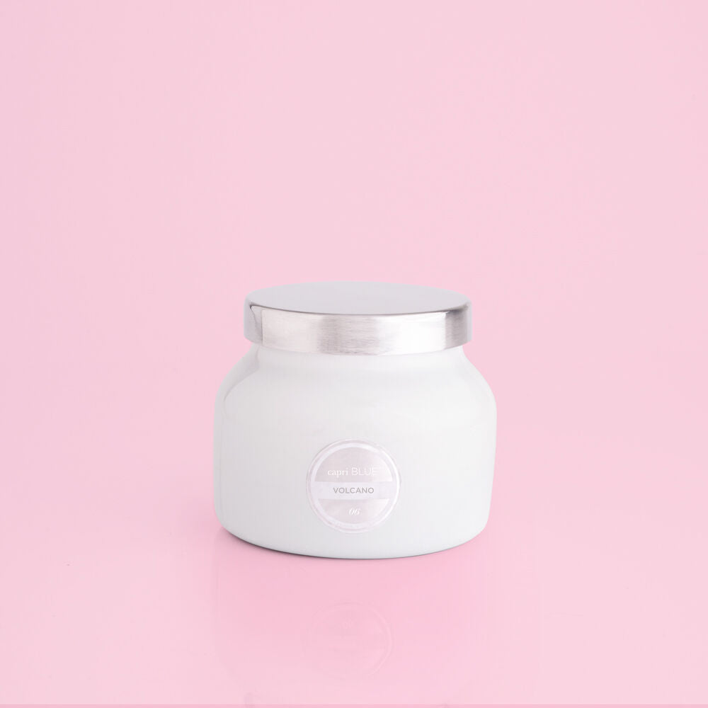 Capri Blue Volcano White Petite Jar