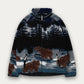 Kuwalla Bears In The Wild Printed Sherpa Jacket