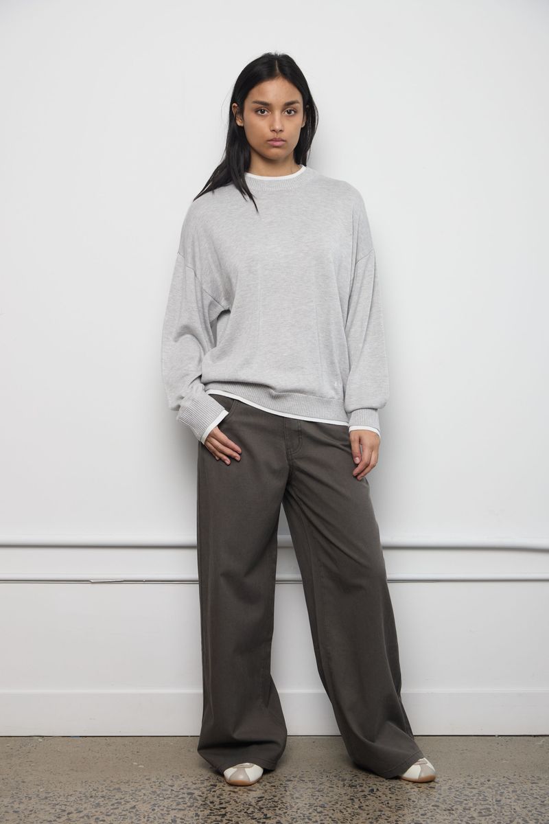 Kuwalla Duet Cashmere Crew