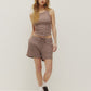 Kuwalla Chloe Striped Shorts