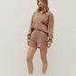 Kuwalla Bailey Waffle Zip Up