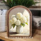 Arch Top Hydrangea Vase Framed Art  : 6x8"