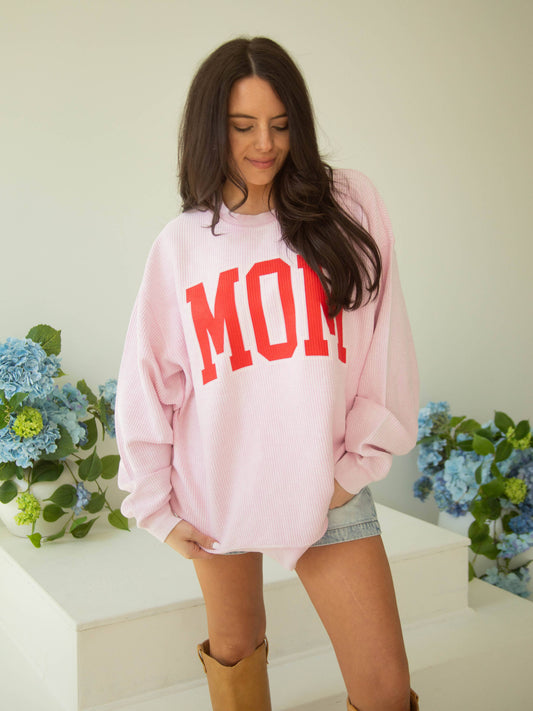 Charlie Southern Classic Mom Corded Sweatshirt
