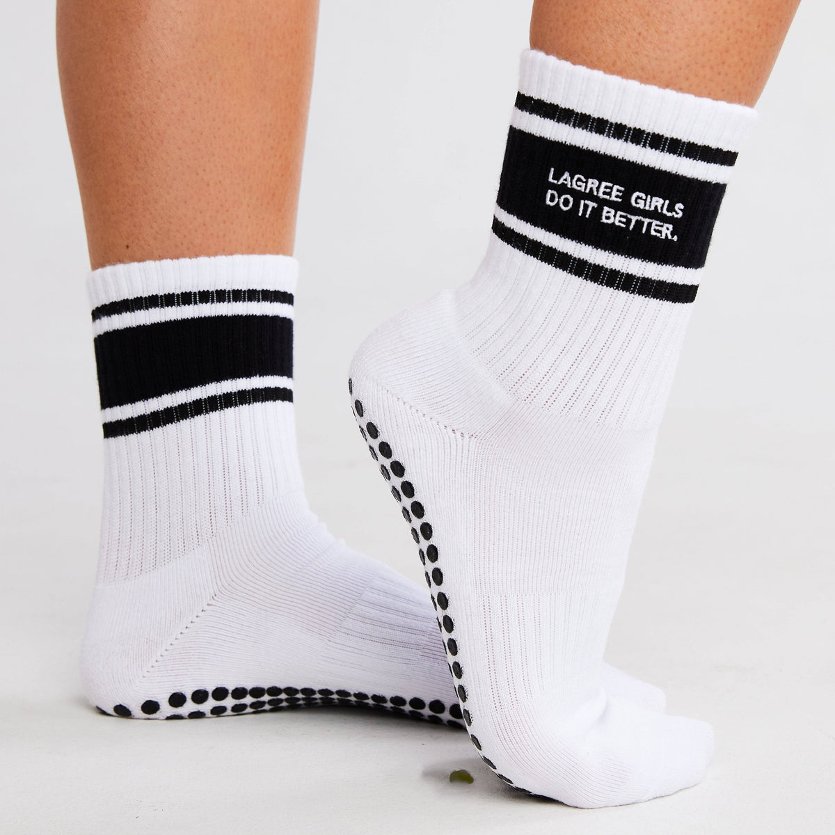 Souls. Lagree Girls Do it Better Grip Socks