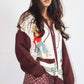 Cowgirl Knit Zip-Up Cardigan