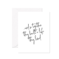 And So Together They Built A Life They Loved Greeting Card