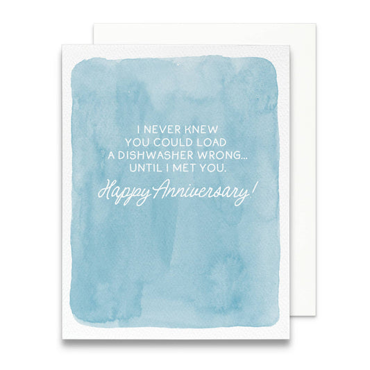 Load the Dishwasher Wrong Greeting Card | Anniversary Card