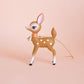 Holiday Retro Deer Ornament | Brown