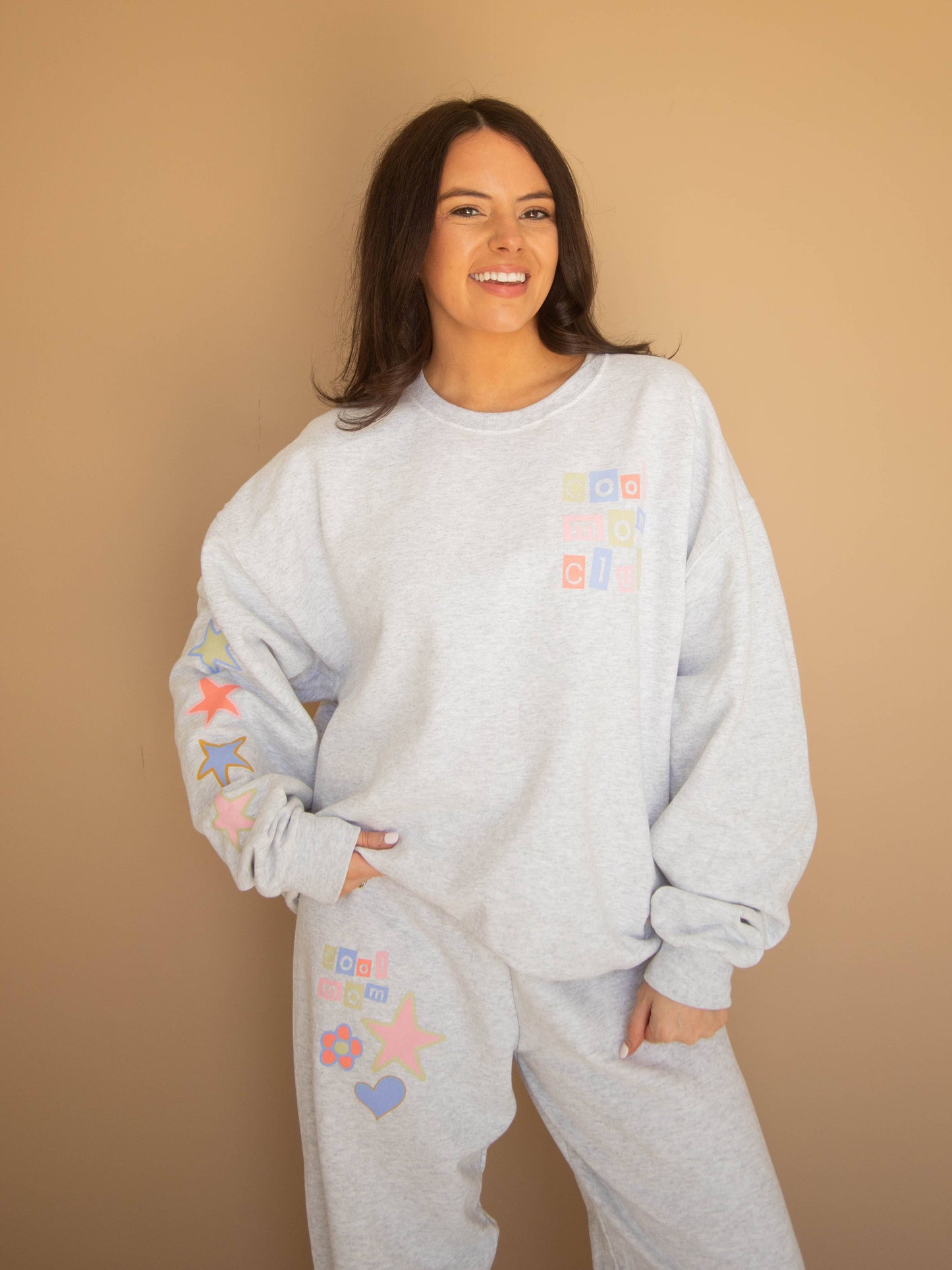 Friday + Saturday Cool Mom Club Sweatshirt
