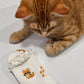 The Orange Cat Embroidered Pilates Grip Sock